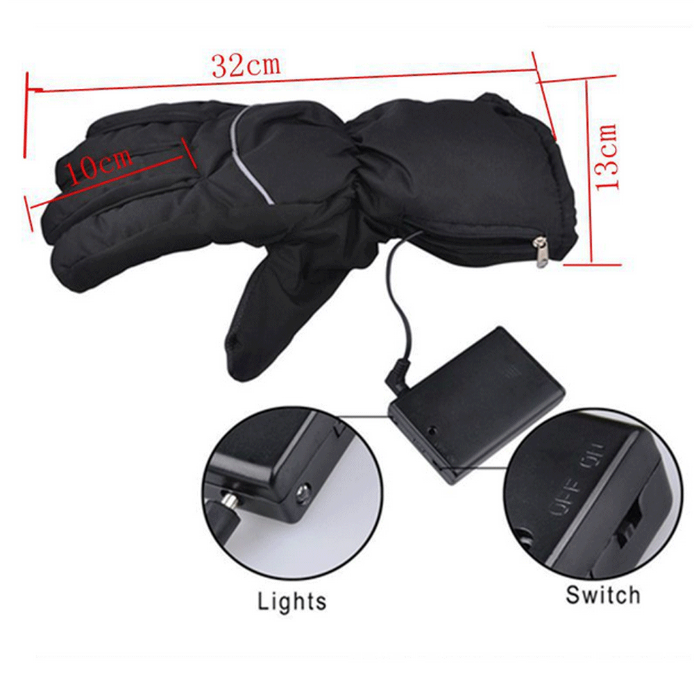 Electric Battery Heated Winter Gloves