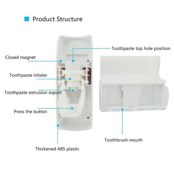 Automatic Toothpaste Dispenser Squeezer