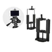 Load image into Gallery viewer, Techme Universal Cellphone Clip Holder for Tripod Mount Adapter