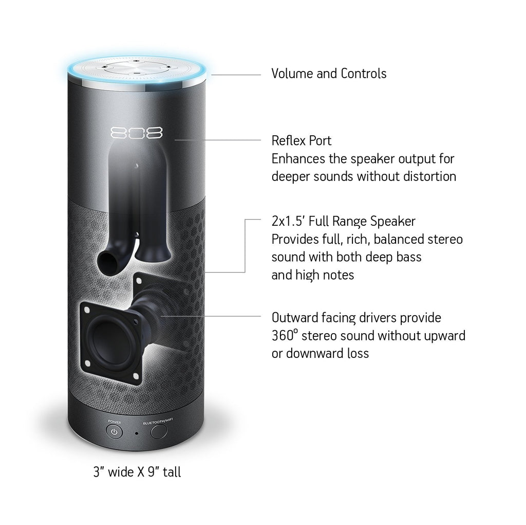 808 SPAL1GM Alexa Bluetooth Smart Speaker XL-V