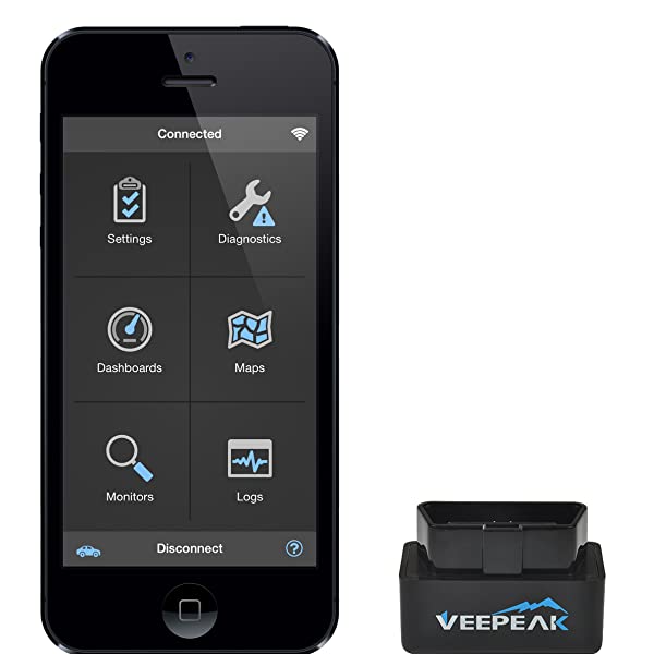 Veepeak Mini WiFi OBD2 Code Reader Scanner for iOS & Android