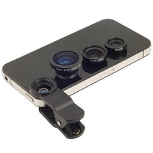 Load image into Gallery viewer, Universal 3-in-1 Cell Phone Camera Lens Kit - Awesome Imports - 2