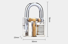 Load image into Gallery viewer, Mihuis Lock Pick Tool Set with Transparent Practice Padlock