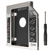 Load image into Gallery viewer, Techme Aluminum Universal SATA 2nd HDD Caddy 12.7 mm 2.5&quot; Case Hard Drive Enclosure