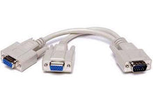 Load image into Gallery viewer, VGA Splitter Y Cable for Dual VGA Displays