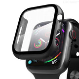 Lito Apple Watch 40MM Black Full Covered Tempered Glass Screen Protector w/ Case