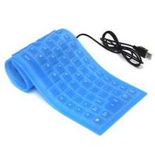 Load image into Gallery viewer, Flexible USB Waterproof Silicone Portable Keyboard