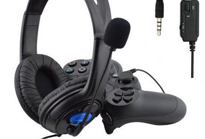 Gaming Headphones with Microphone - PS4 - Black
