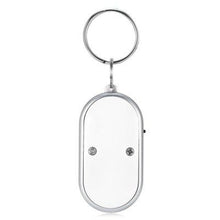 Load image into Gallery viewer, Whistle Key Finder Key Tracker Anti-lost with LED Light - White