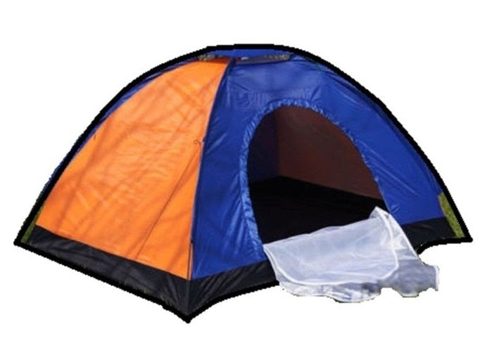 Orange & Blue 3 Person Outdoor Travel Tent