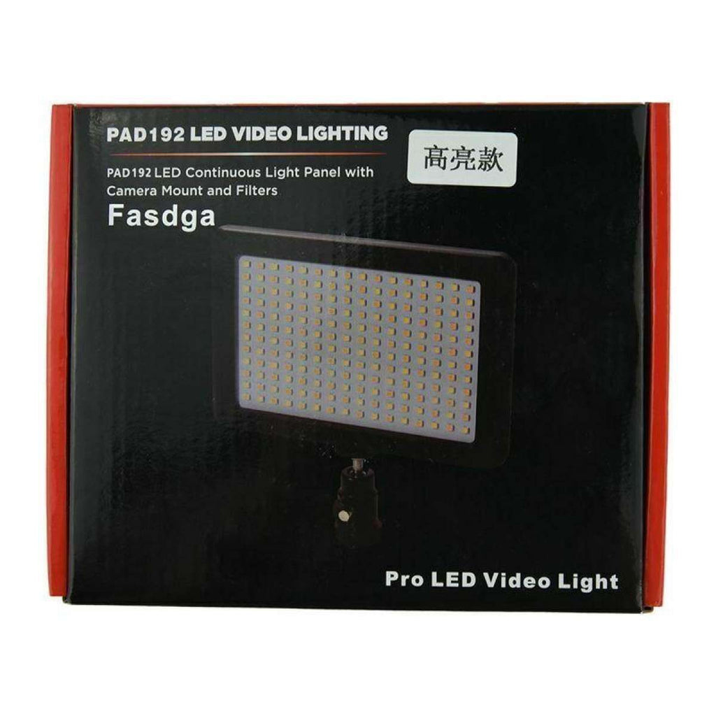 Techme PAD192 3200-6000k LED  Continous Light Panel for Photo & Video with Camera / Tripod Mount