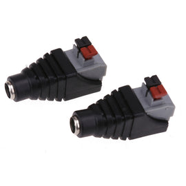 5.5 x 2.1mm Female Push Connector DC Plug - Pack of 4 Awesome Imports