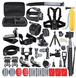 50 in 1 Sports Action Camera Accessories Kit for Gopro HERO 5 5s 4 3+  SJ4000 Video Camera with bag Awesome Imports