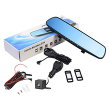 Load image into Gallery viewer, Rearview Mirror Dual Channel DVR Camera Recorder Dash Cam