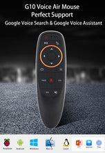 Load image into Gallery viewer, G10 Voice &amp; Air Mouse 2.4GHz Remote Control for Android TV BOX / Smart TV / PC