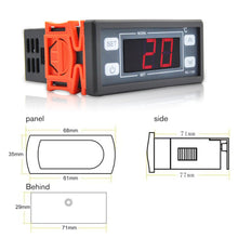 Load image into Gallery viewer, Ringder RC-112E Cool Heat ON/OFF Relay Switch Universal Digital Thermostat Temperature Controller