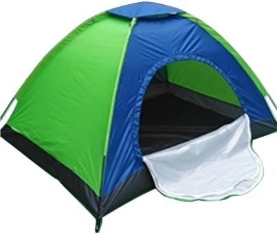 Green & Blue 3 Person Outdoor Travel Tent