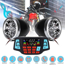 Load image into Gallery viewer, Motolab Motorcycle Speaker Bluetooth Audio System with USB/ TF/ FM