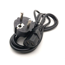Load image into Gallery viewer, C13 IEC Female Kettle Plug to European 2 pin Round AC EU Plug Power Cable Lead Cord - 1M