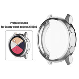 TPU Protective Cover Frame for Samsung Galaxy Watch Active SM-R500 (Silver)