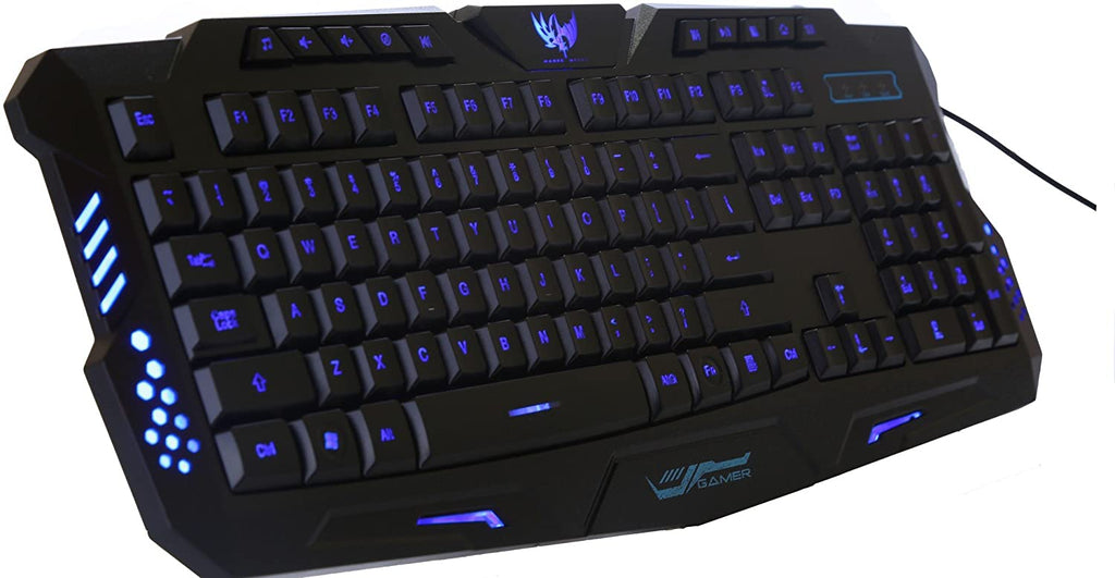 M200 USB Wired Tricolor Backlight Gaming Keyboard