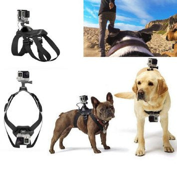 Dog Chest-Back Harness Camera Strap Mount For GoPro Hero 4/3+/3/2/1