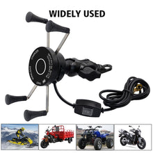 Load image into Gallery viewer, Motolab Motorcycle Phone Mount With Wireless Charging Waterproof Cellphone Holder