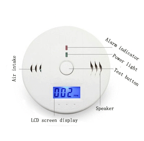LCD Carbon Monoxide Warning Detector Alarm
