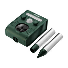 Load image into Gallery viewer, KC-JK369 Garden Ultrasonic PIR Sensor Solar Animal Dispeller Strong Flashlight Dog Repeller