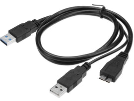 AP-Link USB 3.0 + USB 2.0 to Hard Drive Micro-B Adapter Cable Awesome Imports