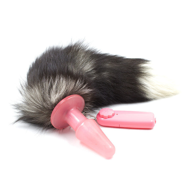 Fox Tail Vibrating Butt Plug - Awesome Imports