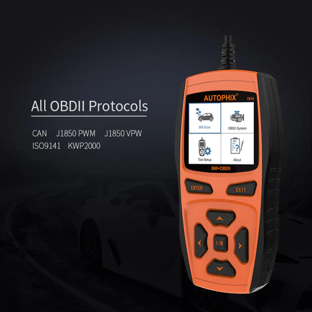 Autophix 7810 Car Diagnostic Scanner for BMW & OBD2 Systems - ABS, Airbags, A/T & other controls Awesome Imports