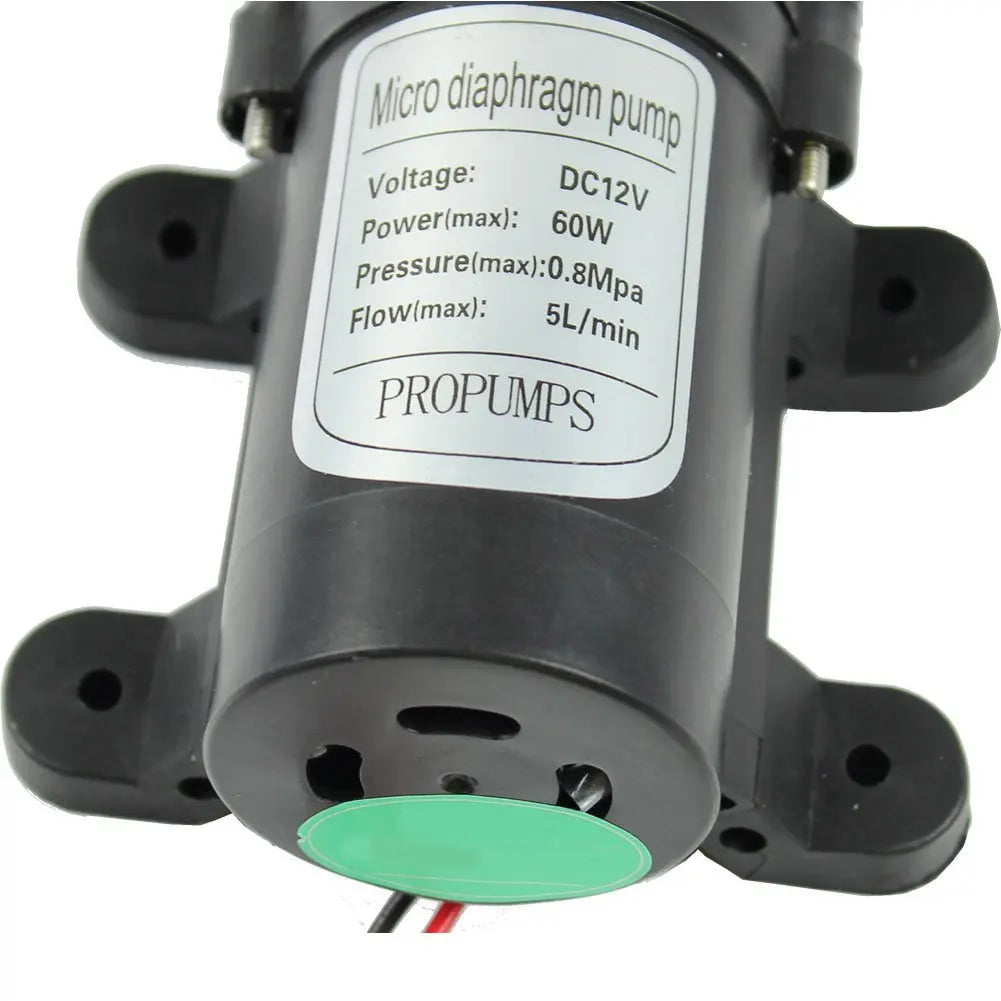 Bao Feng DC 12V 60W High Pressure Micro Diaphragm Water Pump Automatic Switch 5L/min Awesome Imports