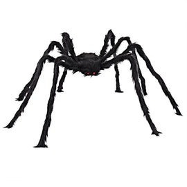 Big Plush Scary Furry Fake Spider Awesome Imports