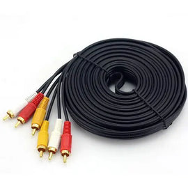 Binda 3 x RCA Male to 3 x RCA Male 20M AV Cable Binda