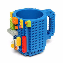 Load image into Gallery viewer, Building Brick Mug - Blue Awesome Imports