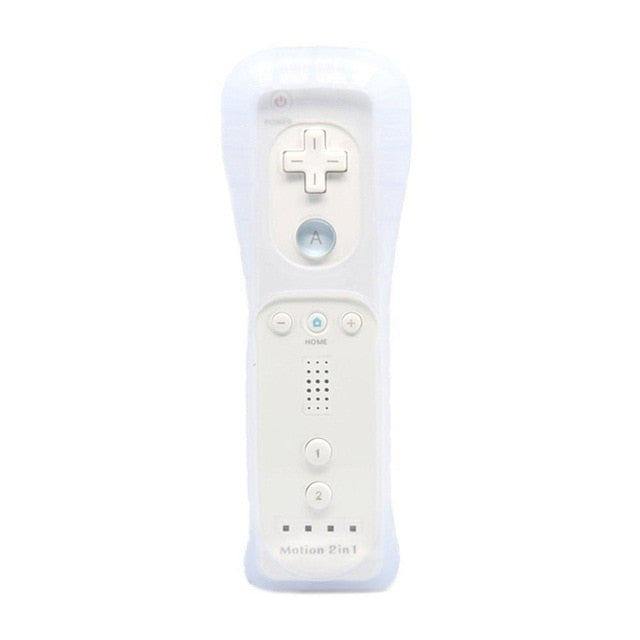 2 in1 Motion Plus Inside Remote Controller with Silicone Case For Wii - Open Box