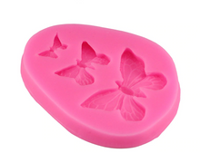Load image into Gallery viewer, 3D Butterfly Silicone Mold Polymer Clay Candy Molds Cupcake Topper