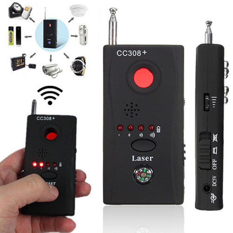 CC308 + Full Range Anti Spy Camera Eavesdropping Multi Detector