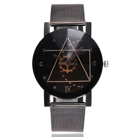 Casual Quartz Stainless Steel Band Marble Strap Watch Analog Wrist Watch Awesome Imports