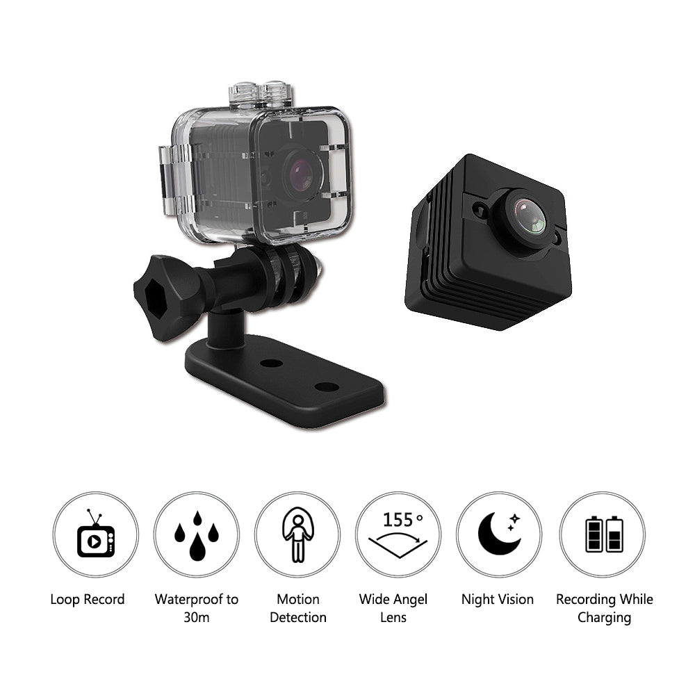 SQ12 Mini Spy 1080P FHD Camera with Night Vision