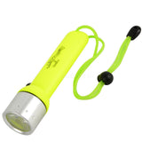 Yellow LED Diving Waterproof Flashlight Torch