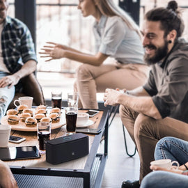 DOSS Touch Wireless Bluetooth V4.0 Portable Speaker with HD Sound and Bass (Black) Awesome Imports