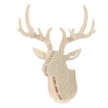 Load image into Gallery viewer, MiHuis 3D Wooden Deer Head