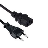 C13 IEC Female Kettle Plug to 2 pin AC EU Plug Power Cable Lead Cord - 1M