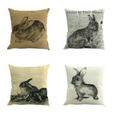 Easter Sunday Throw Pillow Case Sweet Love Square Cushion Cover