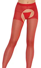 Elegant Moments Sexy Women's Plus Size Sheer Crotchless Pantyhose Awesome Imports