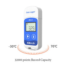 Load image into Gallery viewer, Elitech USB Temperature Data logger RC-5 Awesome Imports