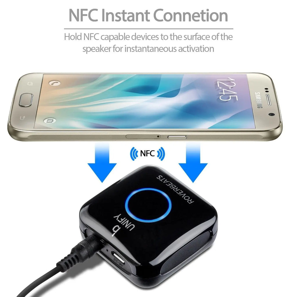 Etekcity Roverbeats Unify Wireless Audio Bluetooth 4.0 Receiver (NFC-Enabled) Awesome Imports