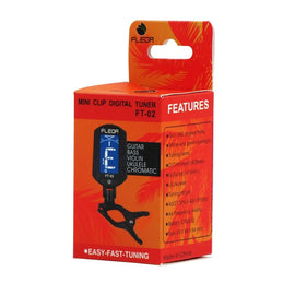 FLEOR Mini Clip On Digital Tuner For Guitar Bass Ukulele Chromatic Violin Awesome Imports